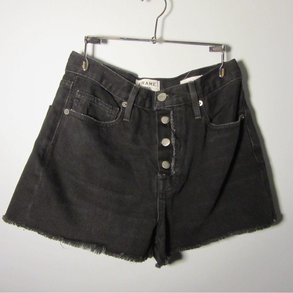 Frame Denim Women's Dark Jean Shorts